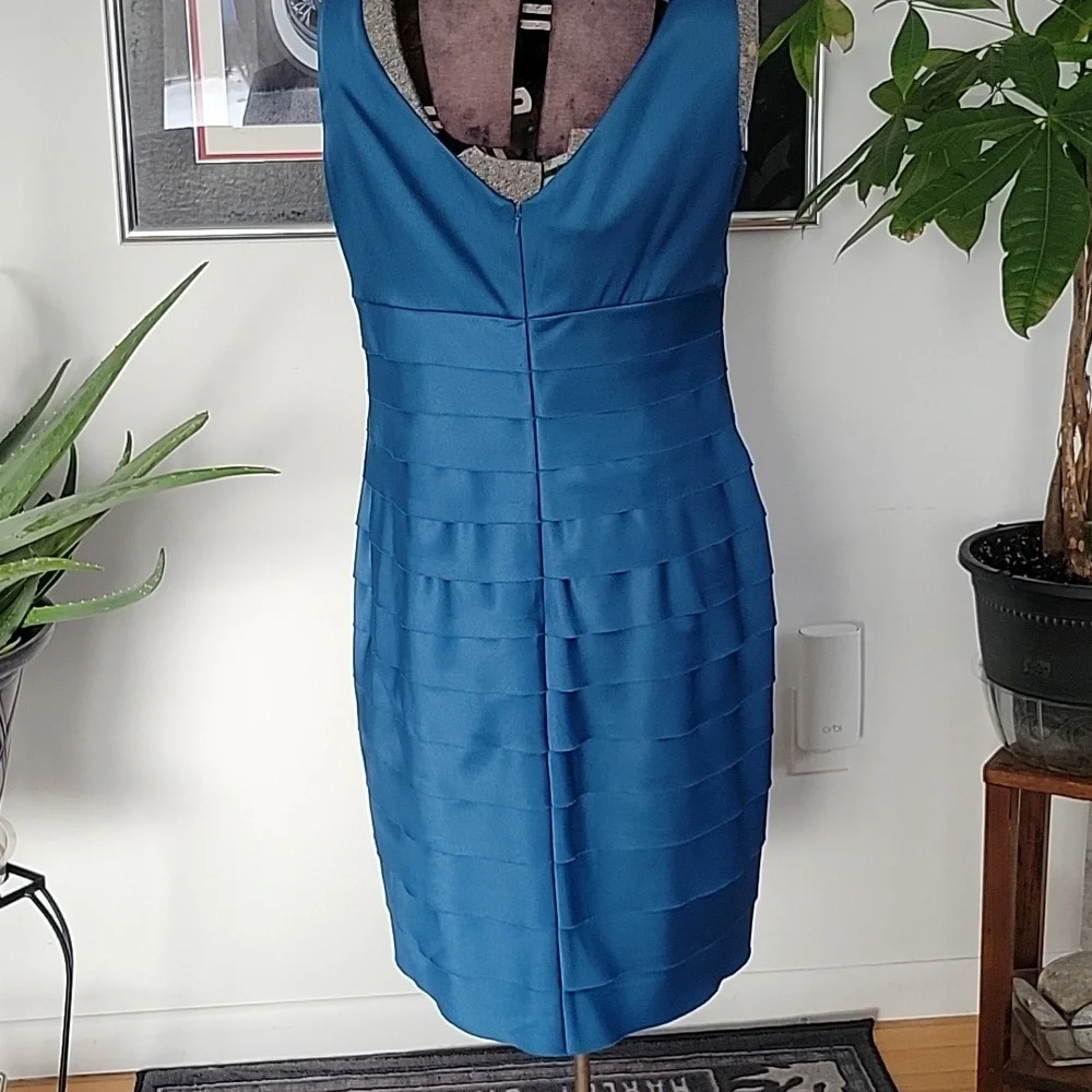 Jones Wear Dress, Teal, 14, EUC